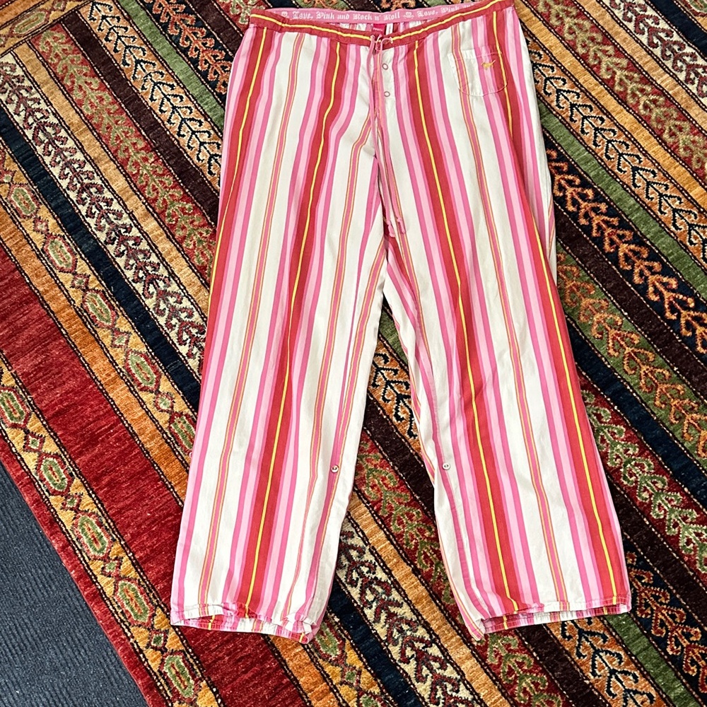 PINK Victoria's Secret Multicolor Striped Women’s Pajama Bottoms